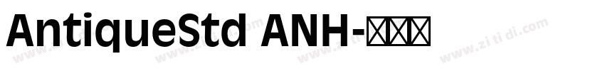 AntiqueStd ANH字体转换